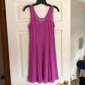 Pink Express Dress with sheer straps